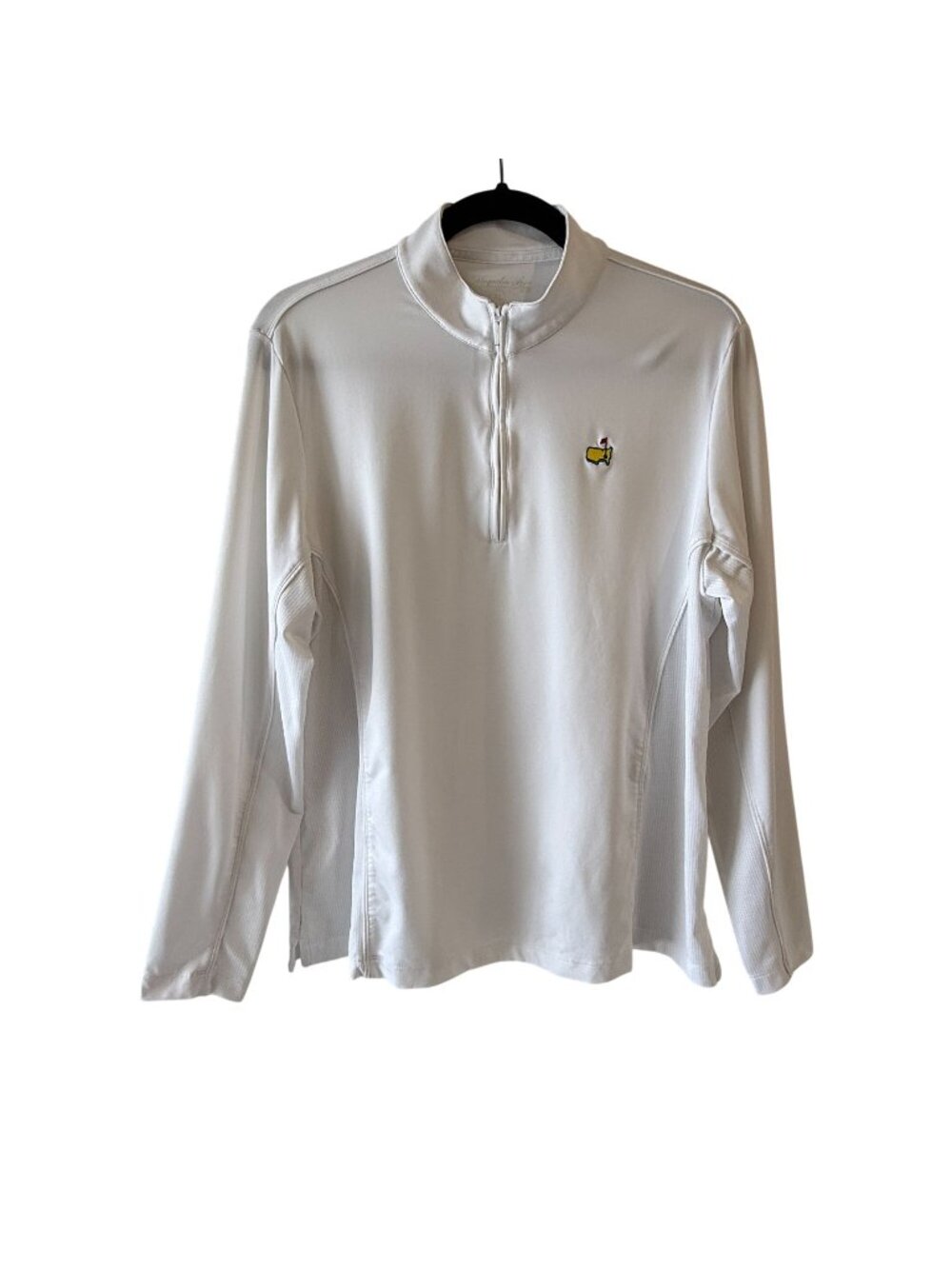 Masters Magnolia Lane Tech Collection Quarter Zip Pullover XL White Golf Shirt